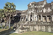 Angkor Wat temple, the west gopura of the third enclosure